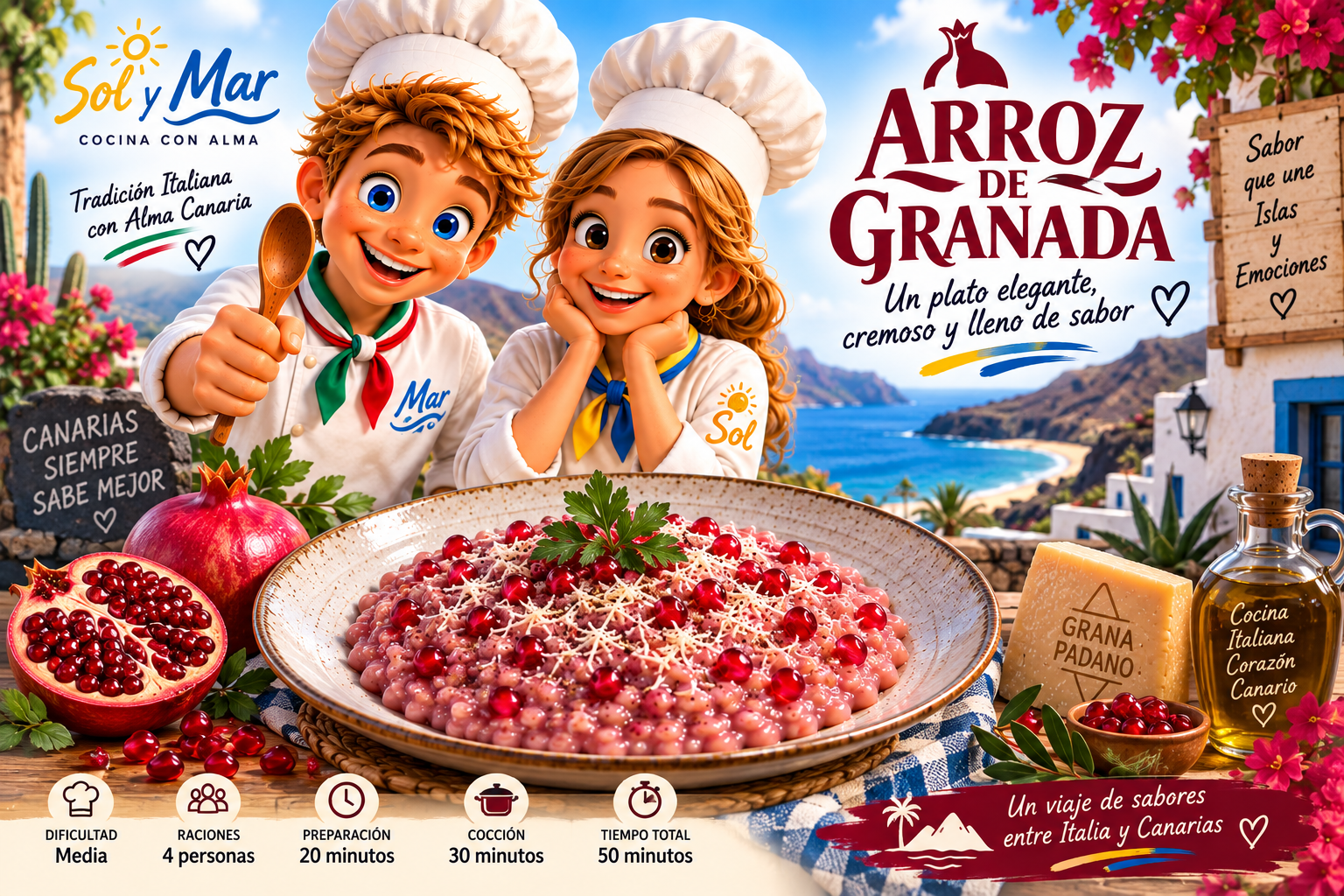 Arroz de Granada con los chefs Sol y Mar