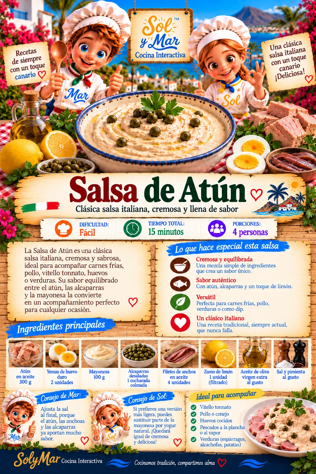 Salsa de Atún con los chefs Sol y Mar